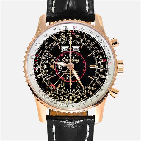 pre-owned breitling model navitimer montbrillant limited rose gold|Pre.